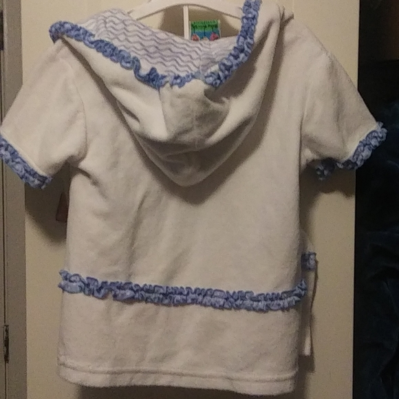 Vtg Hooded Bath Robe 24m - Picture 8 of 9